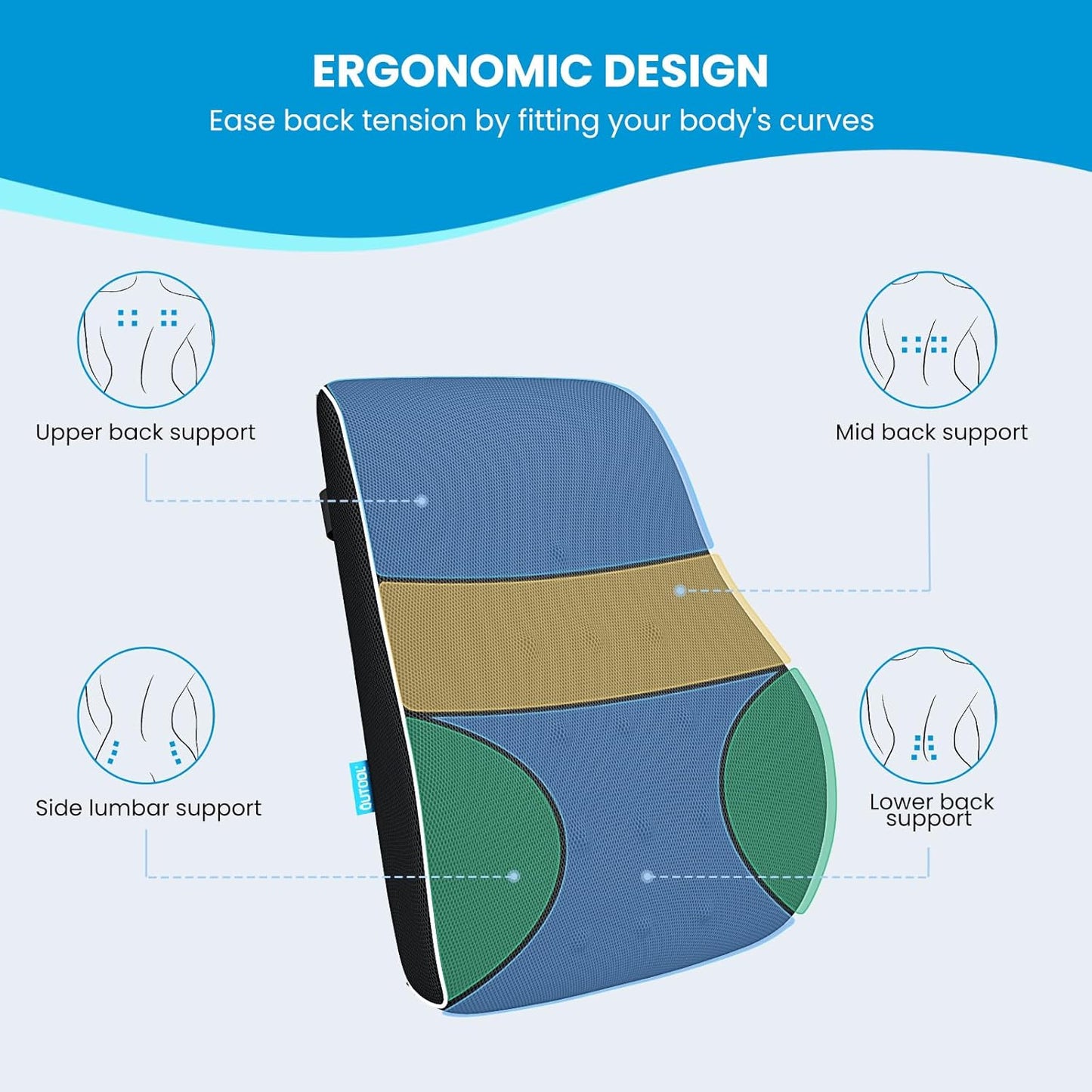 Ergo Comfort Lumbar Support Pillow™
